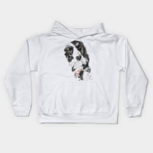 I Want Your Paw Border Collie Kids Hoodie